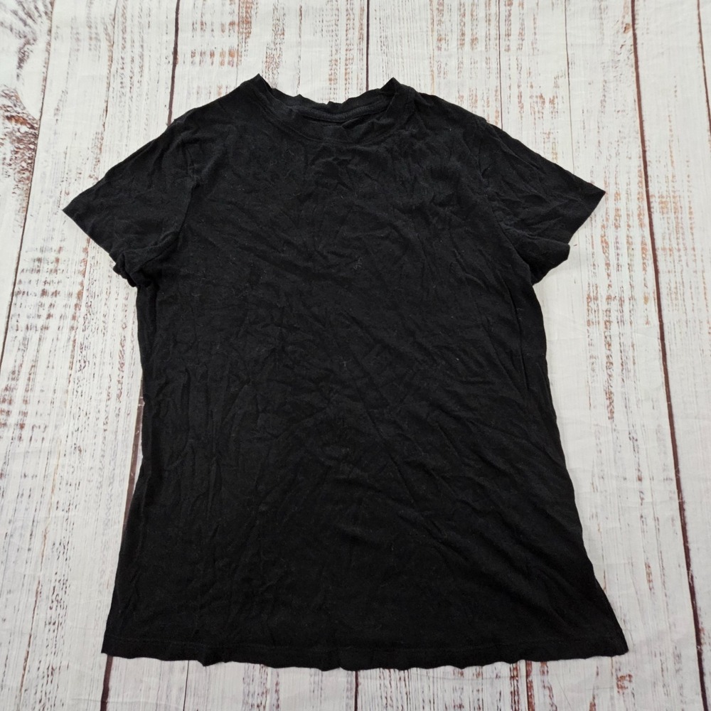 A New Day Black Short Sleeve T-Shirt Women's XS